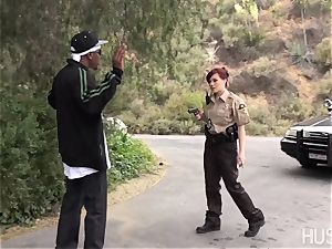 kinky officer shag a black lollipop